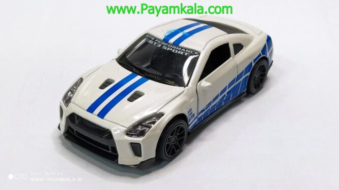 ماشین فلزی نیسان جی تی آر کوچک (NISSAN GTR 1:48)(4312C)