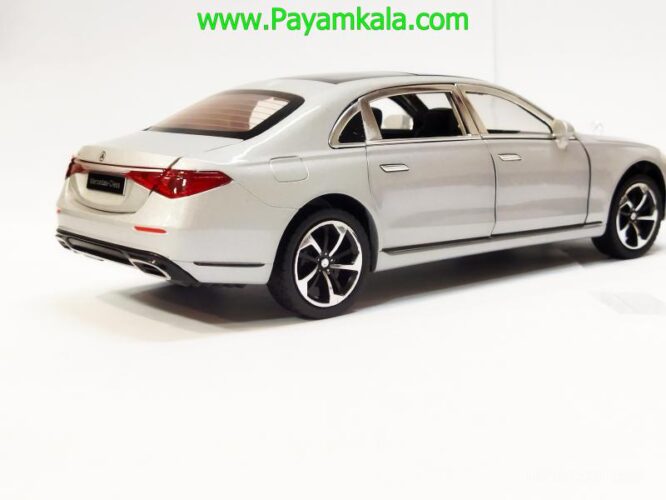 ماشین فلزی مرسدس بنز اس کلاس (BENZ S-CLASS)(1:24) نقره ای