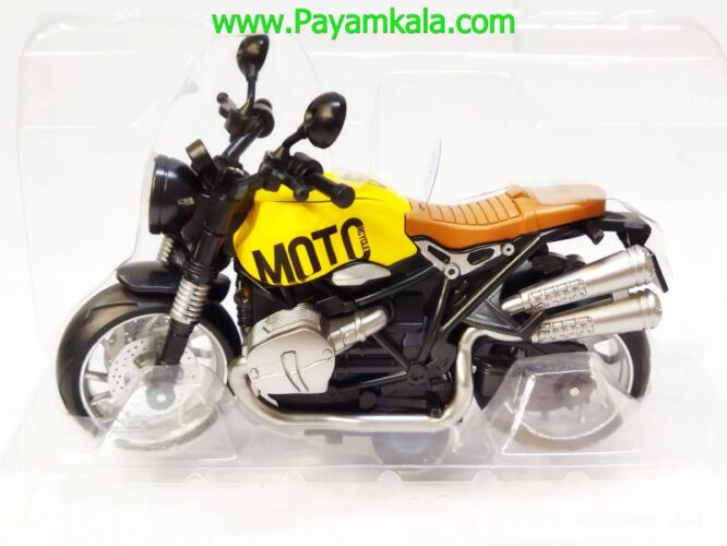 اسباب بازی موتورسیکلت فلزی (M1233) زرد