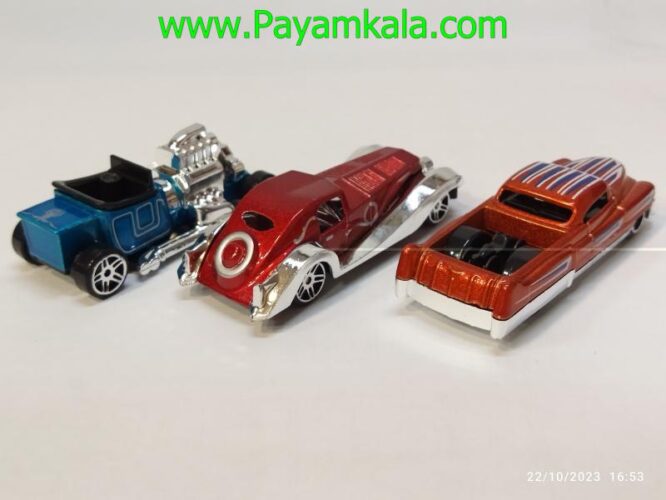 Pack of 3 Classic Metal Car (HW) Design K