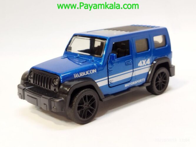 ماشین فلزی جیپ کوچک (JEEP 1:48)(4331C) آبی