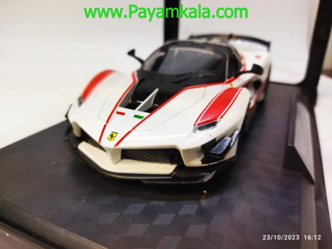 ماکت ماشین فراری فلزی (FERRARI FXXK 1:24)(53522) سفید