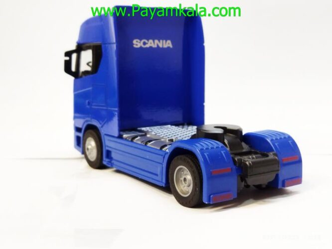 ماکت تریلی اسکانیا (SCANIA-JS1081) آبی