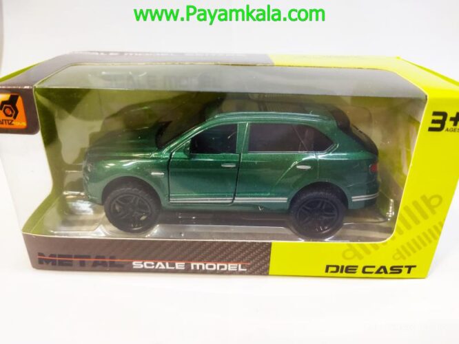 Three-door SUV toy car (36131D) green with box