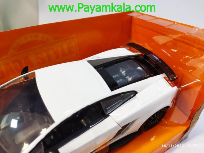 ماکت لامبورگینی گالاردو (LAMBORGHINI GALLARDO SUPERLEGGER JADA) سفید