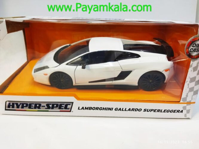 ماکت لامبورگینی گالاردو (LAMBORGHINI GALLARDO SUPERLEGGER JADA) سفید