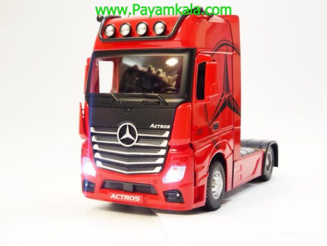 ماکت تریلی مرسدس-بنز آکتروس (BENZ ACTROS 1851)(1:24) قرمز