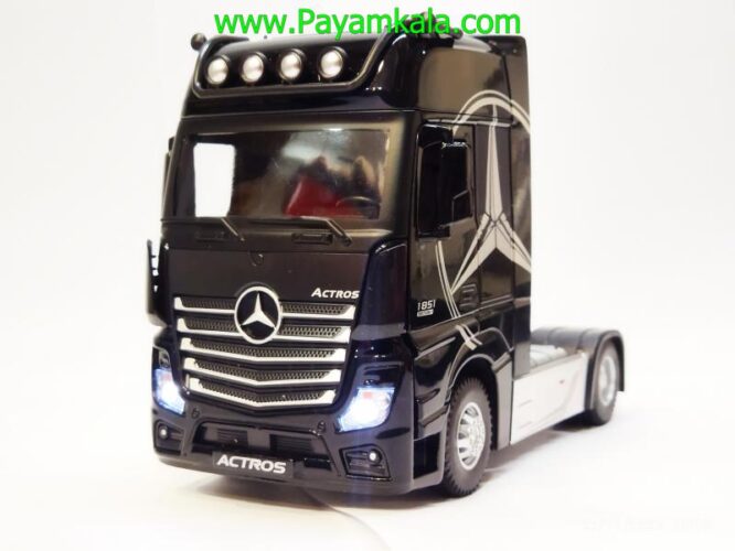 ماکت تریلی مرسدس-بنز آکتروس (BENZ ACTROS 1851)(1:24) مشکی