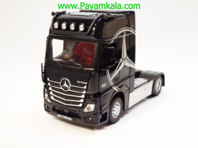 ماکت تریلی مرسدس-بنز آکتروس (BENZ ACTROS 1851)(1:24) مشکی