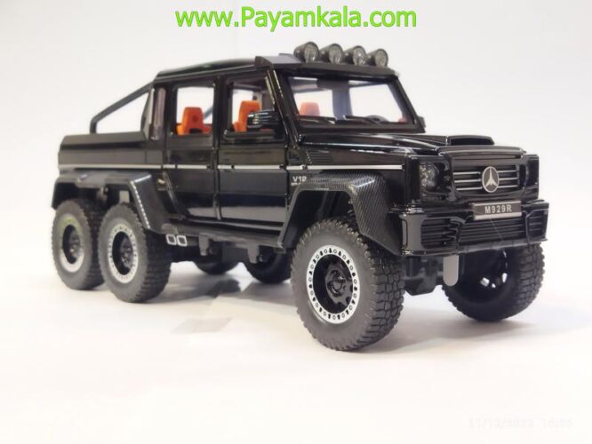 ماکت مرسدس بنز وانت (1:20)(MERCEDES-BENZ G63 AMG 6X6) مشکی