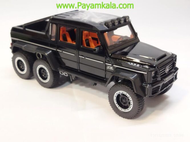 ماکت مرسدس بنز وانت (1:20)(MERCEDES-BENZ G63 AMG 6X6) مشکی