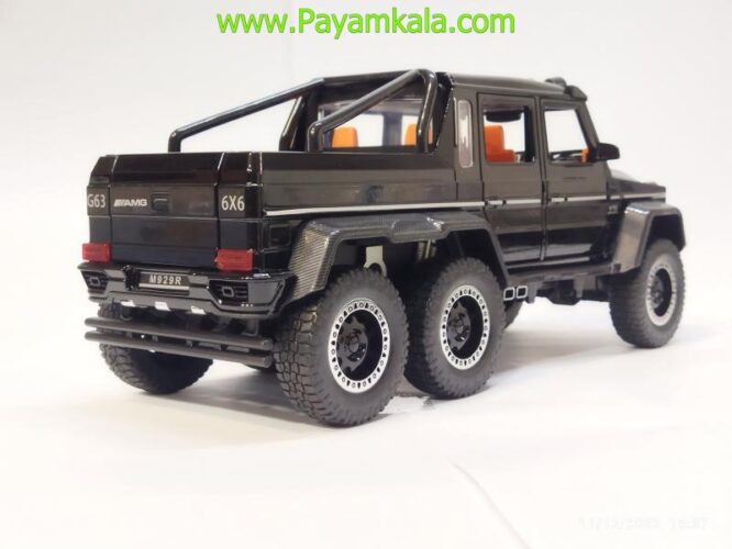 ماکت مرسدس بنز وانت (1:20)(MERCEDES-BENZ G63 AMG 6X6) مشکی