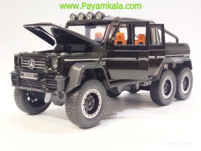 ماکت مرسدس بنز وانت (1:20)(MERCEDES-BENZ G63 AMG 6X6) مشکی