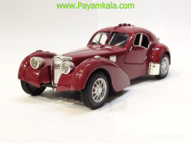 ماکت ماشین بوگاتی آتلانتیک (Bugatti Atlantic 1:28) قرمز