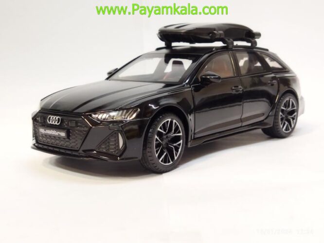 ماشین اسباب بازی آئودی (AUDI RS6 1.24 JFL)(جعبه دار) مشکی