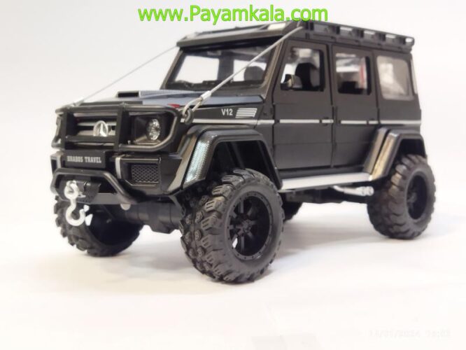 ماشین فلزی بنز جی کلاس برابوس (BENZ G-CLASS CHEZHI)(1:24)(CZ159A) مشکی