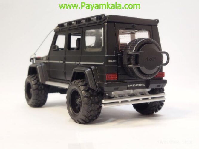 ماشین فلزی بنز جی کلاس برابوس (BENZ G-CLASS CHEZHI)(1:24)(CZ159A) مشکی