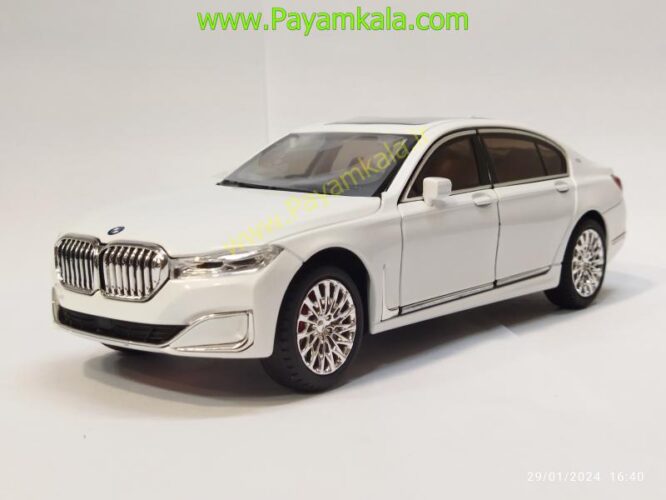 ماکت ب ام و سری 7 (BMW THE7 1.24 CHEZHI)(CZ151A) سفید