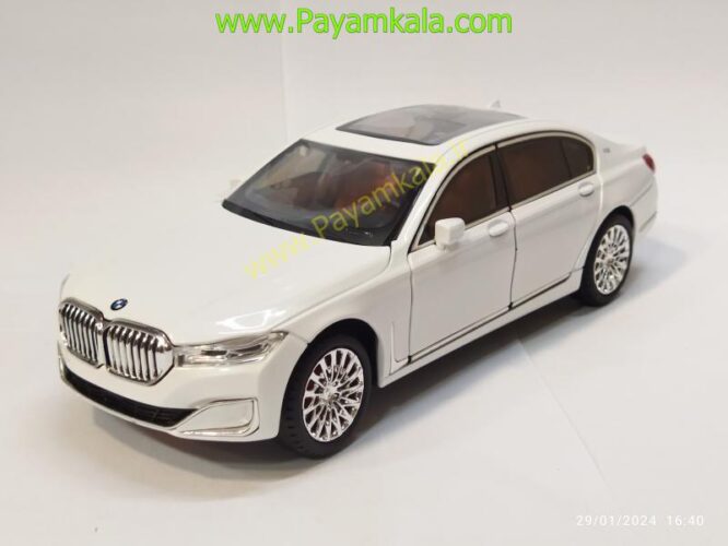 ماکت ب ام و سری 7 (BMW THE7 1.24 CHEZHI)(CZ151A) سفید