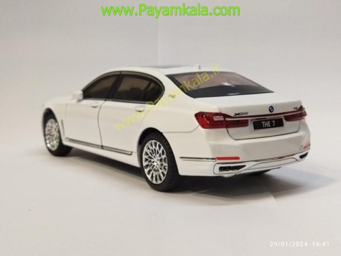 ماکت ب ام و سری 7 (BMW THE7 1.24 CHEZHI)(CZ151A) سفید