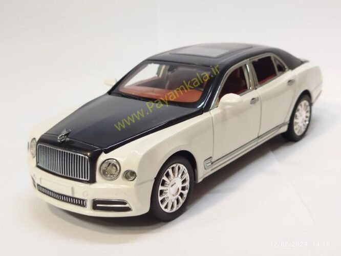 ماکت بنتلی (BENTLEY 1.24 CHEZHI)(CZ144) سفید