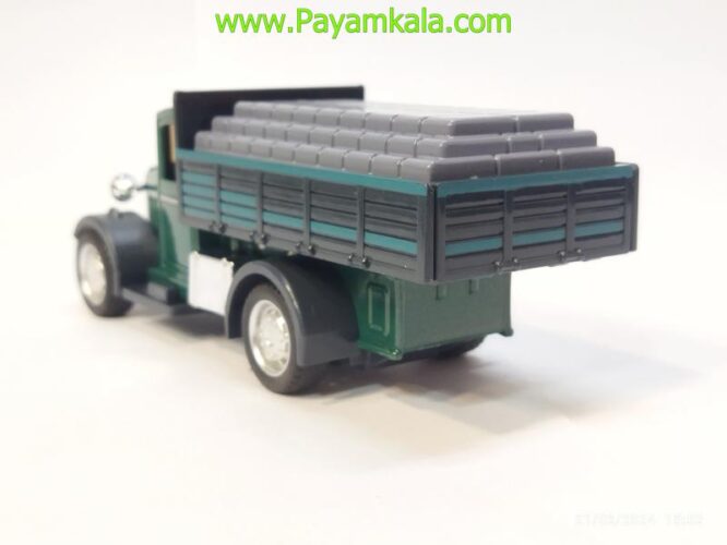 ماشین فلزی کامیونت حمل بلوک (YD627) جعبه دار