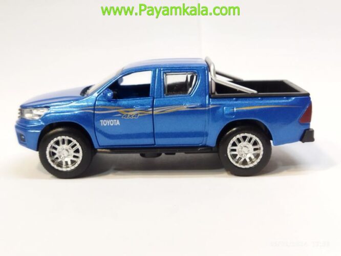 Metal car Toyota Hilux (KINGSTOY 5118) blue