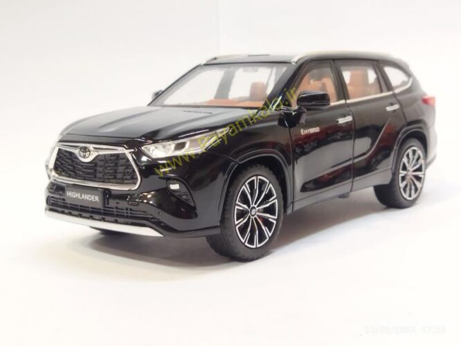 ماکت تویوتا هایلندر (TOYOTA HIGHLANDER 1:24 JFL) مشکی