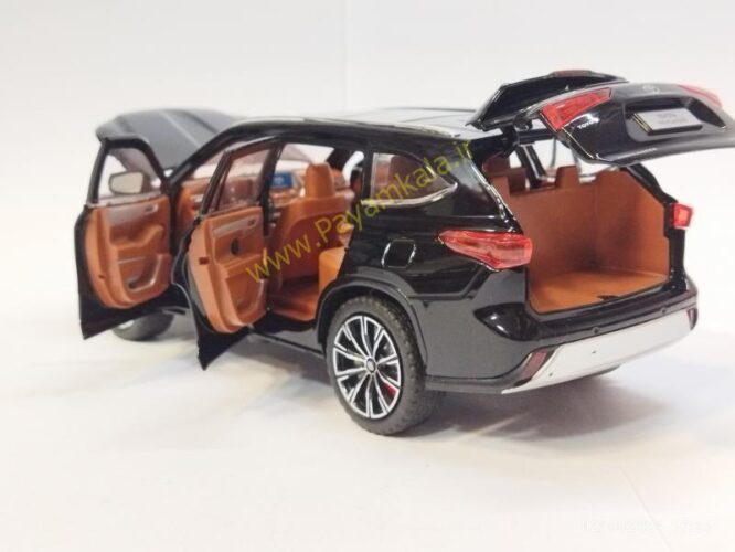 ماکت تویوتا هایلندر (TOYOTA HIGHLANDER 1:24 JFL) مشکی