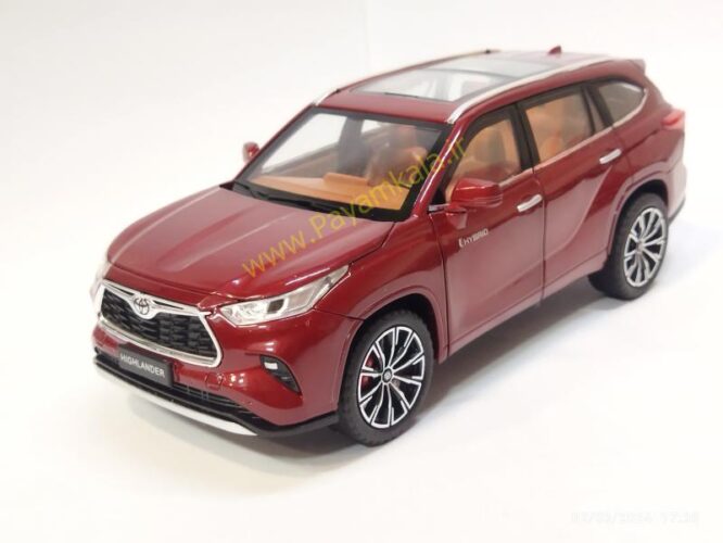 ماکت تویوتا هایلندر (TOYOTA HIGHLANDER 1:24 JFL) قرمز