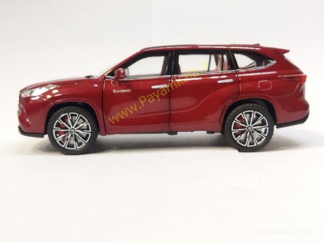 ماکت تویوتا هایلندر (TOYOTA HIGHLANDER 1:24 JFL) قرمز