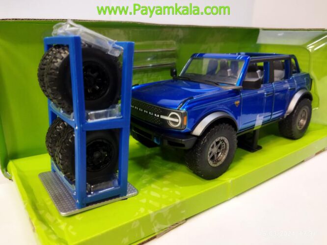 ماکت فورد (2021 FORD BRONCO JADA)(1:24) آبی