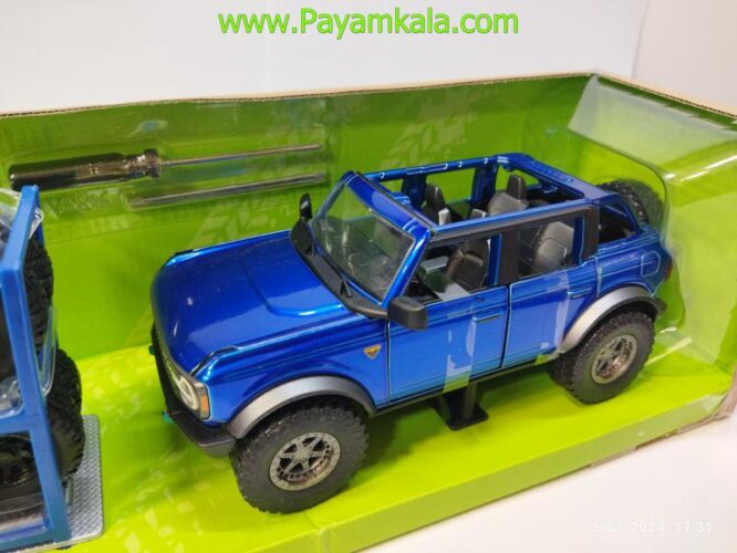 ماکت فورد (2021 FORD BRONCO JADA)(1:24) آبی