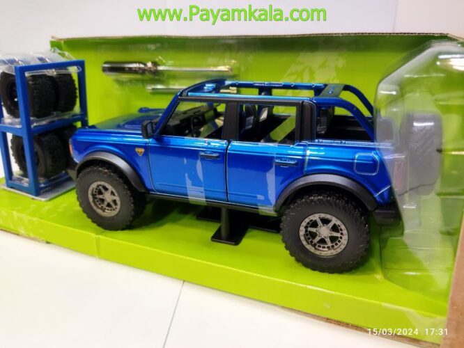 ماکت فورد (2021 FORD BRONCO JADA)(1:24) آبی