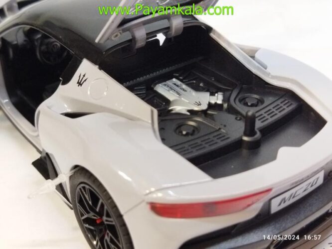 ماشین فلزی مازراتی گرن توریزمو (Maserati GranTurismo)(1:24) طوسی