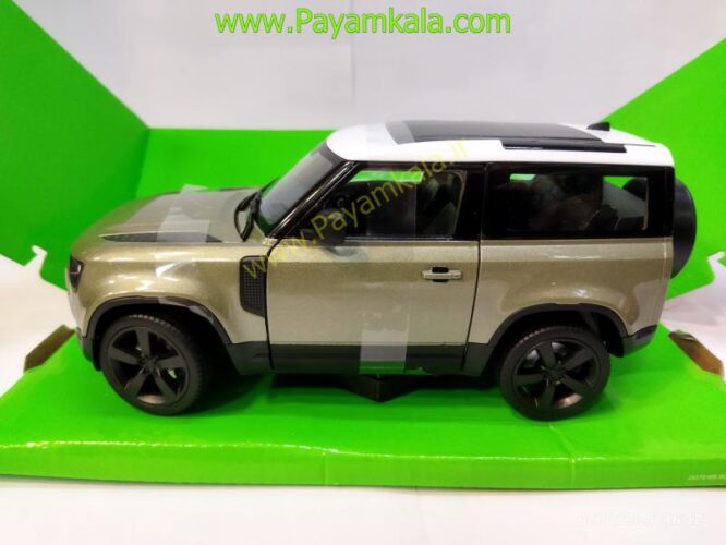 ماکت ماشین فلزی لندرور دیفندر (1:26) (LAND ROVER DEFENDER 2020 WELLY) سبز