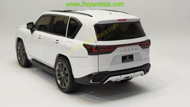 ماشین فلزی لکسوس (LEXUS LX600 CHIMEI) (1:24) سفید