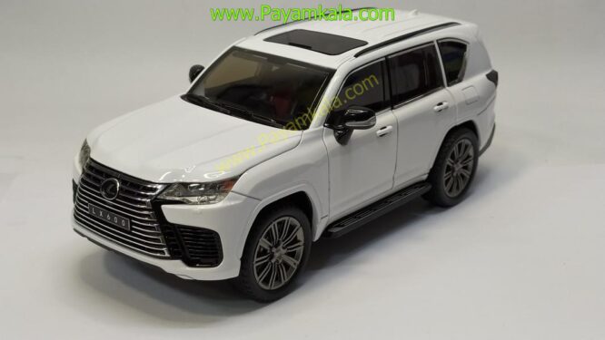 ماشین فلزی لکسوس (LEXUS LX600 CHIMEI) (1:24) سفید