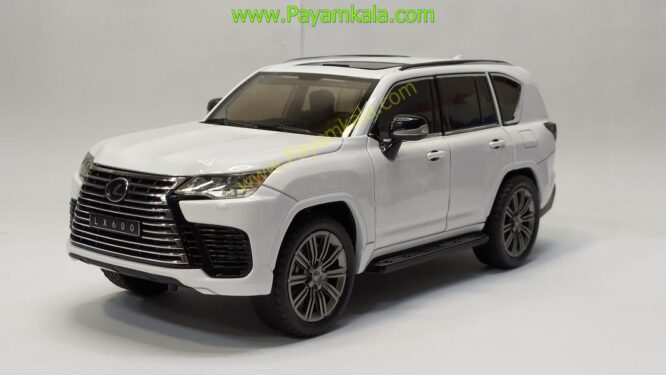 ماشین فلزی لکسوس (LEXUS LX600 CHIMEI) (1:24) سفید