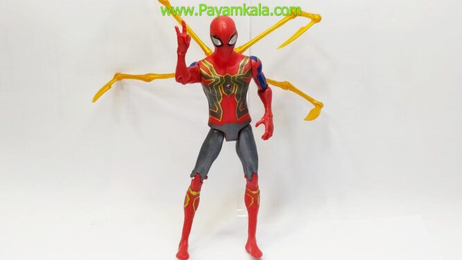 فیگور مرد عنکبوتی با چنگک (IRONSPIDER MAN) (کد 934W)