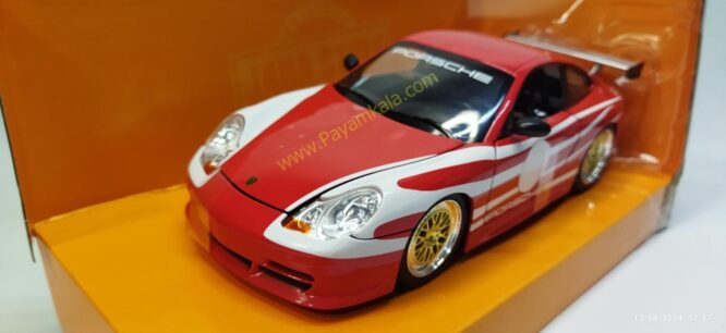 ماشین فلزی پورشه (PORSCHE 911 GT3 996)(JADA 1:24) قرمز