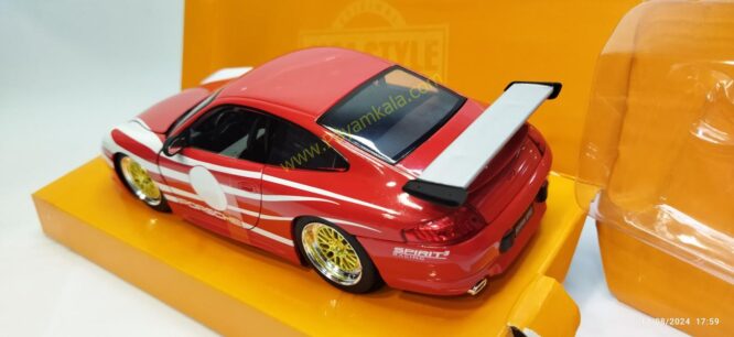 ماشین فلزی پورشه (PORSCHE 911 GT3 996)(JADA 1:24) قرمز