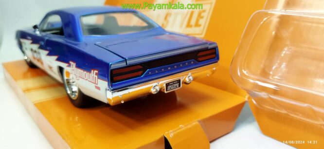 ماکت پلیموت رالی (PLYMOUTH 1970 ROAD RUNNER JADA)(1:24) آبی