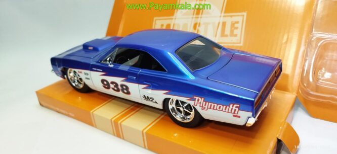 ماکت پلیموت رالی (PLYMOUTH 1970 ROAD RUNNER JADA)(1:24) آبی