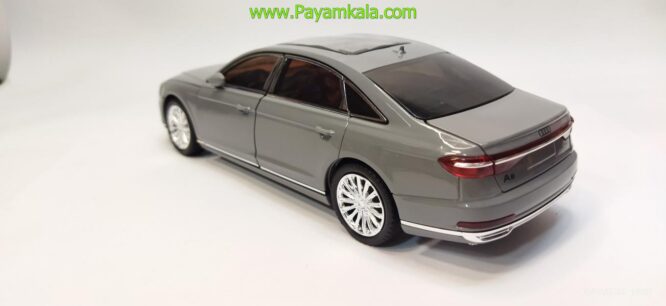 ماشین فلزی آئودی (AUDI A8 CHEZHI) (1:24) طوسی