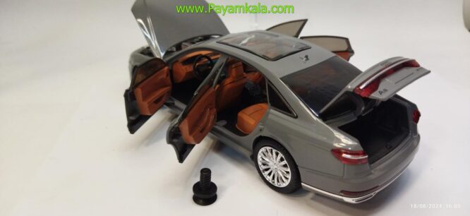 ماشین فلزی آئودی (AUDI A8 CHEZHI) (1:24) طوسی