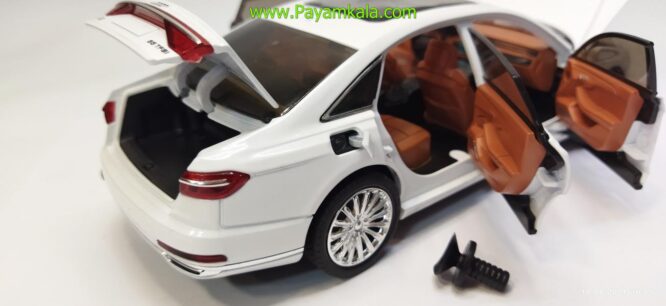 ماشین فلزی آئودی (AUDI A8 CHEZHI) (1:24) سفید