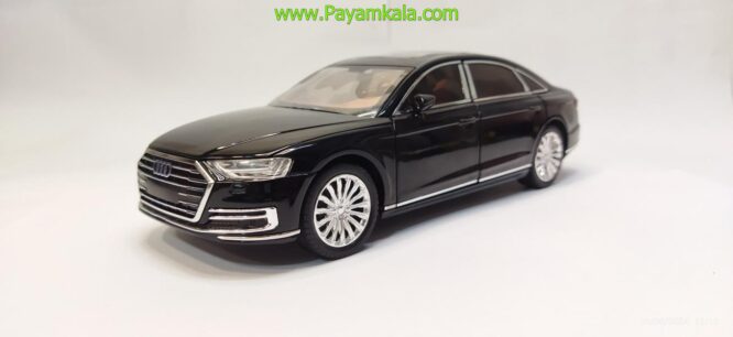 ماشین فلزی آئودی (AUDI A8 CHEZHI) (1:24) مشکی