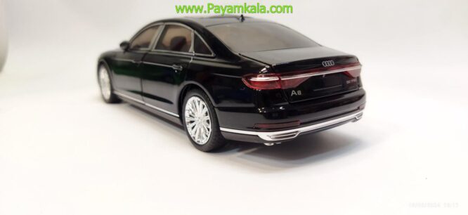 ماشین فلزی آئودی (AUDI A8 CHEZHI) (1:24) مشکی