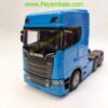 ماکت تریلی اسکانیا (SCANIA-JS1081) آبی روشن
